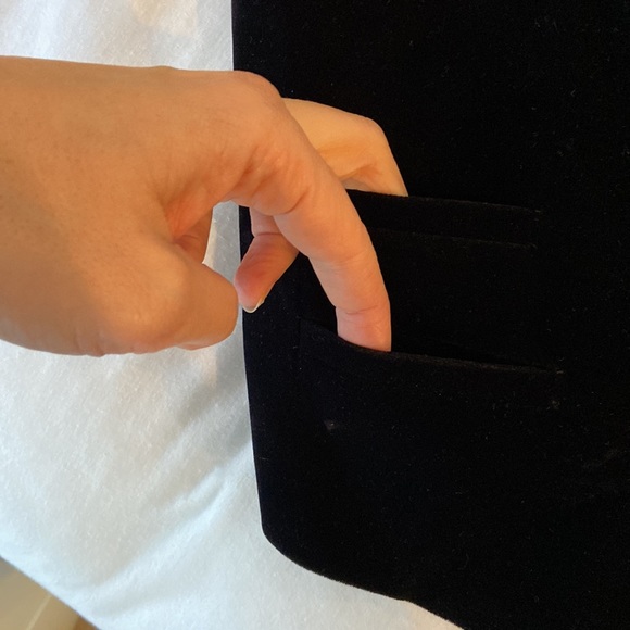 Isaac Mizrahi kids 8 YR three piece suit! Velvet pants, vest, tweed jacket. Navy - Picture 4 of 17